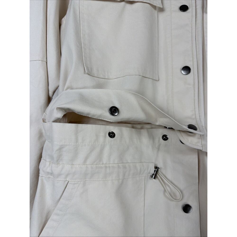 NWT 209 WST Beige Snap Up Twill Dress OR Jacket OR Skirt #1194 Size MD READ!!! - Picture 5 of 8